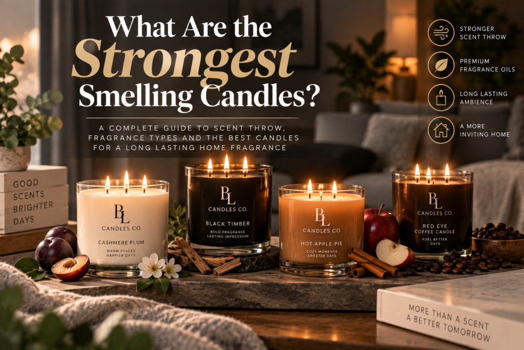 what are the strongest smelling candles