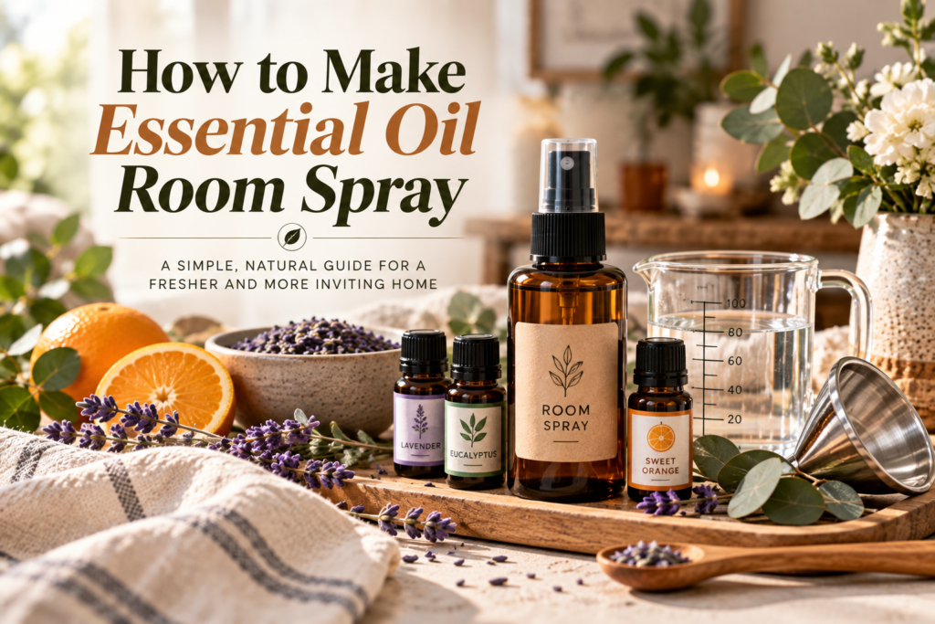 How to Make Essential Oil Room Spray